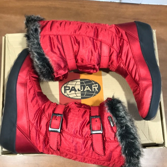 PAJAR Red Boots Size 39 - Picture 2 of 4